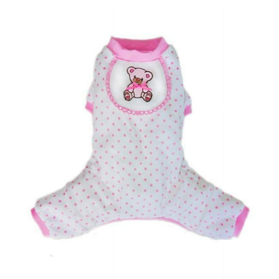 Pooch Outfitters Teddy Pajama, Pink - Large
