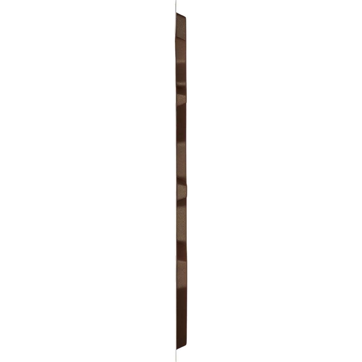 Ekena Millwork 19 5/8"W x 19 5/8"H Dublin EnduraWall Decorative 3D Wall Panel, Universal Aged Metallic Rust (Covers 2.67 Sq. Ft.)
