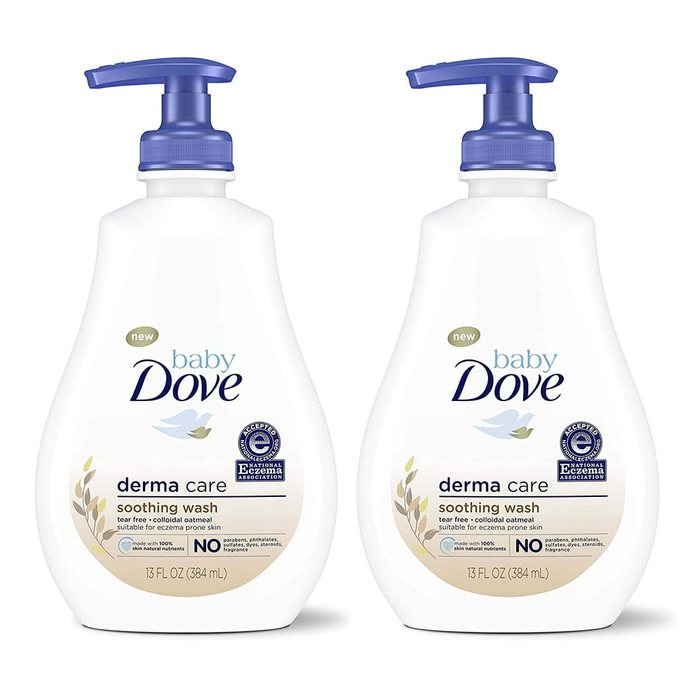 Dove Soothing Baby Body Wash To Soothe Delicate Baby Skin Derma Care No
