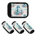 thumbnail image 6 of Luggage Handle Wrap for Suitcase 2 Pack Luggage Tag Identifiers for Travel Accessories Cute Seahorse and Seaweed, 6 of 6