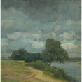 thumbnail image 3 of Ľudovít Čordák 20x20 Black Modern Framed Museum Art Print Titled - Country with Hornad (1905-1910), 3 of 5