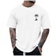 thumbnail image 1 of Men's Casual Short Sleeved T-shirt Raglan Sleeve Bottom Shirt XL, 1 of 5