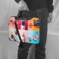 thumbnail image 5 of Lsque Colorful Dog Cat Collage Pattern Laptop Bag – Portable & Slim Single-Shoulder Computer Case with Adjustable Strap, Protective, Lightweight for 13”/14”/15.6” Laptops, 5 of 8