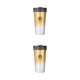 thumbnail image 2 of Taza de viaje duradera Bewildely de Acero inoxidable oro degradado 500ml, 2 of 6