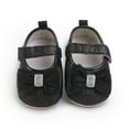 thumbnail image 5 of Yoyauz Baby Girl Mary Jane Shoes Anti Slip Rubber Sole Ballet Slippers Princess Dress Wedding Shoes Newborn Kids Shoes Toddler Shoes（0-12 Month）, 5 of 10