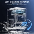 thumbnail image 3 of Auseo Nugget Ice Maker Countertop, 44lbs / 24H, Self-Cleaning Portable Ice Machine with LED Display, 10-15 Min Fastly Making for Home, Office, Bar, 3 of 8