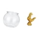 thumbnail image 5 of Acuario de escritorio,Pecera pequeña transparente,pecera,jarrón,mesa,Tanque de peces Contenedor de acuario transparente Hogar,Escultura de pollo,Escultura de pollo,decoración del, 5 of 8