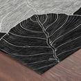 thumbnail image 3 of Addison Rugs Chantille Indoor/Outdoor Transitional Floral Black Machine Washable Rectangle Rug, 10' x 14', 3 of 8