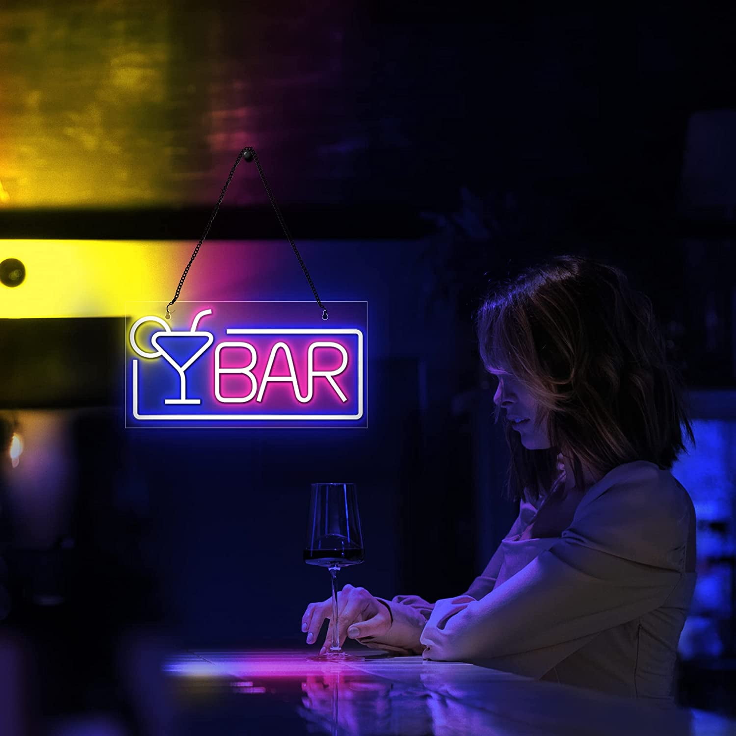 PANNEAU NÉON EN Verre Bière Pacifico 24 Pouces Lumière Illustration