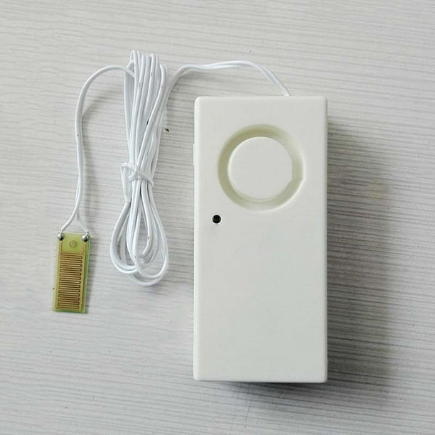 Water Alarm, 100dB Loud Alarm Audio Water Sensor with Low Battery Alert