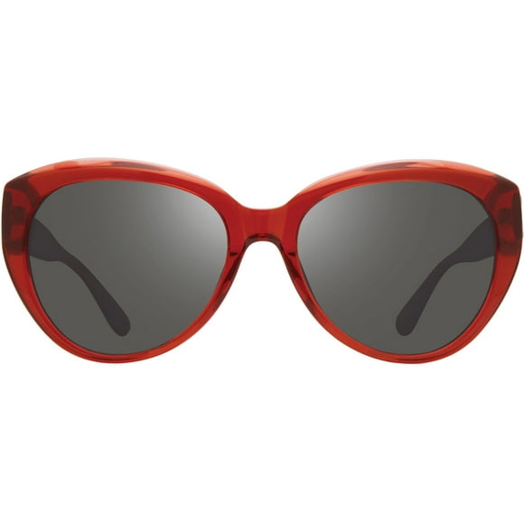Revo 1136 06 GY Women's Rose Red Acetate Frame Full Rim Sunglasses