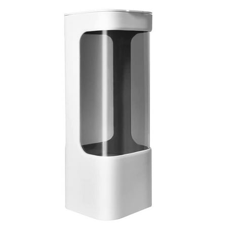 

Cup Dispenser Pull Type Water Cooler Cup Holder Wall Mount Disposable Cups Dispenser with Paste Office(White)