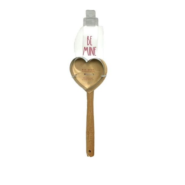 Rae Dunn Silicone Spatula & Cookie Cutter Set- White Be Mine - Walmart.com - Walmart.com