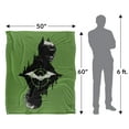 thumbnail image 5 of The Batman (2022) Blanket, The Batman and The Riddler Mirrored Silky Touch Sherpa Back Super Soft Throw Blanket, 5 of 5