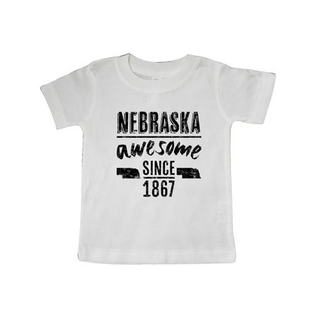 

Inktastic Nebraska Awesome Since 1867 Gift Baby Boy or Baby Girl T-Shirt