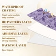 thumbnail image 6 of Pink Bow Peel and Stick Wallpaper Purple Butterflies Crescent Moon Celestial Botanical Wall Mural 23.6in x 9.8ft Self Adhesive Removable Wall Paper Renter Friendly Wallpaper for Girls Women Bedroom, 6 of 8
