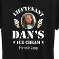 thumbnail image 3 of Forrest Gump - Lieutenant Dan's Ice Cream - Women's Short Sleeve Graphic T-Shirt, 3 of 5