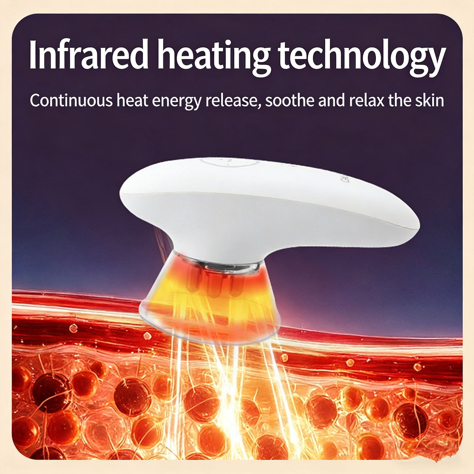 B 4 In 1 Vacuum Massager Cupping Scraping Red Light Microcurrent Body Face Lifting Device Home Use