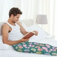 thumbnail image 5 of Logiee Colorful Easter eggs Print Pajama Pants for Men,Men’s Pajama Bottoms,Mens PJ Pants with Pockets & Button Fly-Small, 5 of 6