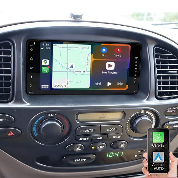 Gsuatey Car Radio Stereo for Toyota Tundra Sequoia 2000-2006, 7" Touch Screen Head Unit with Android 13/Wireless CarPlay/Android Auto/GPS Navigation/Bluetooth/FM/RDS Radio/HD Backup Camera