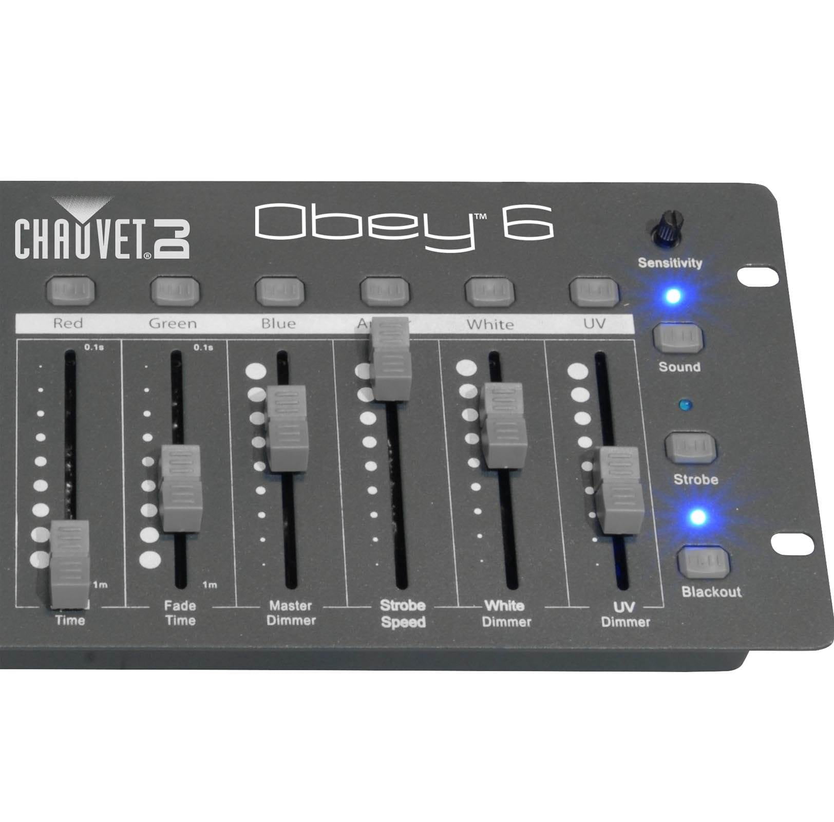 Chauvet OBEY 6 6-Channel DMX Universal DJ Lighting Controller | Up To 6 Fixtures