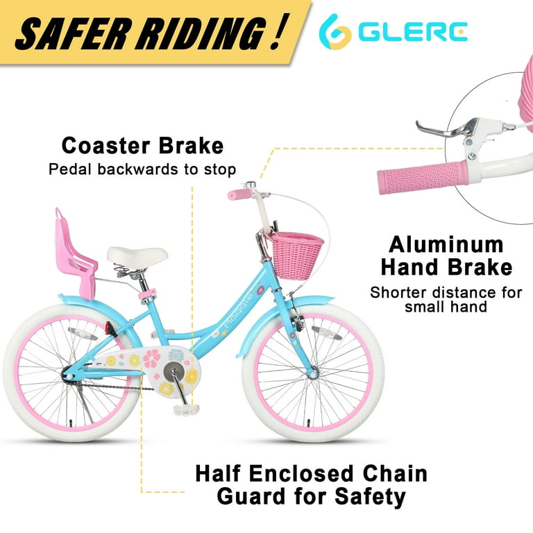 Glerc Maggie 20 Inch Girls Bike, Princess Style with Doll Glerc Maggie 20 Inch Girls Bike, Princess Style with Doll
