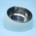 thumbnail image 1 of Cuenco de acero inoxidable para gatos, cuenco para perros, cuenco doble, protección cervical, cuenco para gatos, cuenco inclinado para mascotas, suministros para gatos, 1 of 6