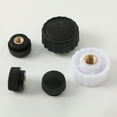 thumbnail image 4 of Bakelite Thumb Nut Professional Modified Components Mechanical Tightening Screws Spare Sturdy Copper Core Thread Knurled Knob Clamp Fixation Accessory m 4, 4 of 7
