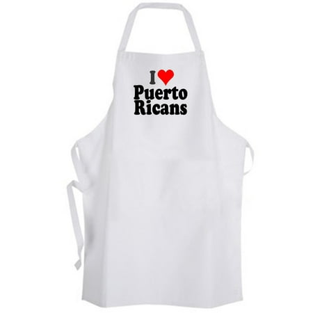 Aprons365 - I Love Puerto Ricans – Apron - Caribbean Island Puerto Rico (Best Puerto Rican Dishes)