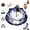 B, variant on Umbrella Tea Diffuser,Umbrella Shape Ceramic Tea Strainer, Blue and White Porcelain Loose Leaf Tea Infuser with Rotating Design for Kung Fu Tea, Coffee and Brewing (B)