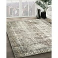 thumbnail image 3 of Ahgly Company Machine Washable Indoor Round Traditional Khaki Green Area Rugs, 3' Round, 3 of 7