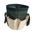 thumbnail image 1 of Bolsa de Herramientas de Jardín Suministros de Soporte Duradero Herramientas de Jardín Bolsa de Cubo Heavy Duty Oxford Asas de Tela Correa Almacenamie Verde, 1 of 8