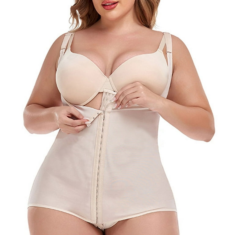 Strapless Shapewear For Women Tummy Control Superior Quality Full Mesh  Waist Trainer Lingerie Shaping Pants Beige XL