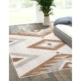 thumbnail image 4 of Rugs.com Eco Southwestern Collection Rug – 2' x 3' Ivory Medium Rug Perfect For Entryways, Kitchens, Breakfast Nooks, Accent Pieces, 4 of 9