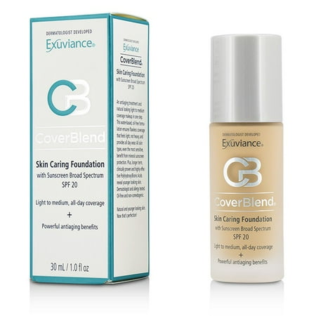Exuviance Skin Caring Foundation Bisque - Exuviance - CoverBlend Skin Caring Foundation SPF20 - # Blush Beige -30ml/1oz