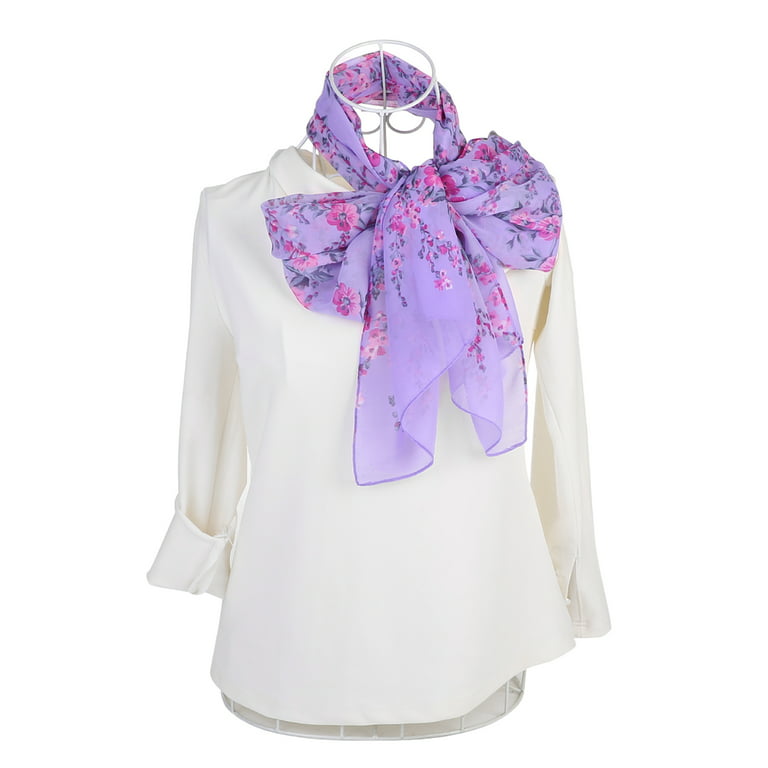 Vintage Floral Scarf Women's Small Square Scarf, Versatile Gift Decorative  Tie Pack