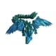 thumbnail image 2 of Dragón impreso en 3D Perfecl articulaciones móviles juguete sensorial para niños Azul verde, 2 of 8