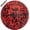 Red, variant on Fantom Graffiti Rubber Basketball, Size 7 (29.5"), Deep Channel Construction, Indoor/Outdoor Use