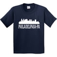 thumbnail image 3 of Inktastic Philadelphia Pennsylvania Skyline Pa Cities Youth T-Shirt, 3 of 5