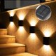 thumbnail image 3 of Luz Solar de pared impermeable para jardín, iluminación exterior, lámpara de calle, hogar, balcón, porche, decoración de patio, 1/16 piezas, 3 of 4