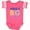 Football Pink and White, variant on Inktastic Nana's Big Girl Girls Baby Bodysuit