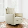 thumbnail image 3 of Storkcraft Beckett Infant Nursery Upholstered Swivel Glider, Pearl, 3 of 11
