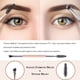 thumbnail image 5 of Vogacara Mango de cepillo para cejas profesional exquisito teñido cepillos para cejas nailon sombra de ojos hacer pestañas herramientas Pinceles de maquillaje y herramientas Rosa/Plata, 5 of 6