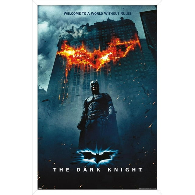 Film DC Comics - The Dark Knight - Batman Logo sur Fire One Sheet