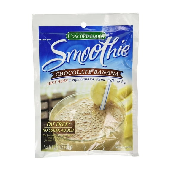 Concord, Smoothie Chocolate Banana, 1.3 Ounce (Pack of 2)