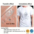 thumbnail image 5 of Vinilo termoadhesivo con brillantina para transferencia de calor, vinilo HTV para camisetas, Cameo, fácil de cortar y desmalezar para diseño de vinilo termoadhesivo, 5 of 5
