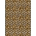 thumbnail image 1 of Ahgly Company Machine Washable Indoor Rectangle Transitional Peru Brown Area Rugs, 3' x 5', 1 of 7