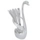 thumbnail image 4 of Organizador de Vajilla, Portavasos de Acero inoxidable Soportador de Cisne Fino Recibido de Horquilla de Mano de Obra Con Soporte para Restaurante para Café, 4 of 7