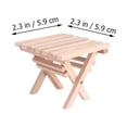 thumbnail image 2 of WAXIAYU 3pcs Miniature Foldable Wooden Table Set for Desk or Camping Decor, 2 of 6