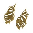 thumbnail image 3 of Colgante de de hoja de de bronce de 6 piezas, proyecto de bricolaje, fabricación de joyas, manualidades Baoblaze Encantos de joyería colgante encontrando, 3 of 6